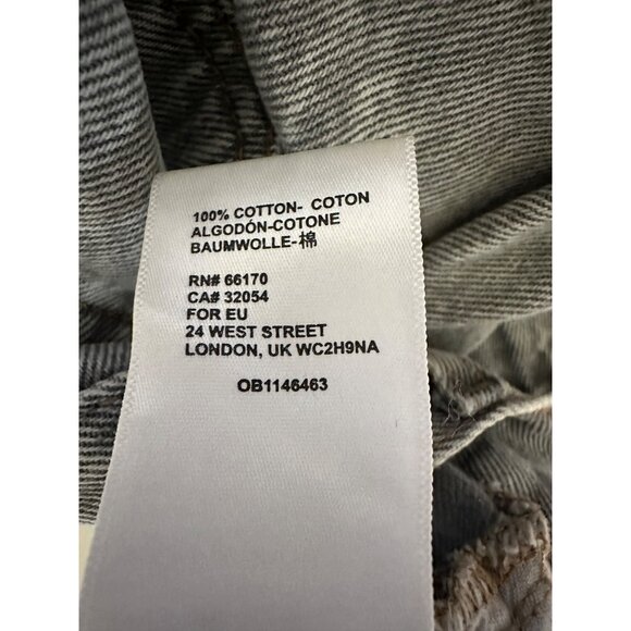 BDG Urban‎ Outfitters Gray Denim Mom High-Rise Cuffed Hem Women's Shorts Size 27 - Picture 4 of 9